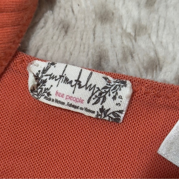 Orange Ribbed Bralette - Picture 5 of 5